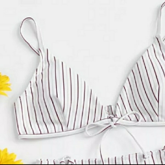 Venice stripe swim suit bikini - Picture 5 of 13